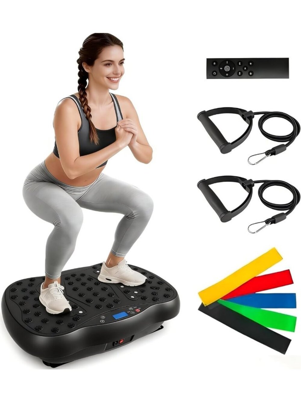 Whole Body Vibration Plate Machine for Lymphatic Drainage & Fitness Benefits